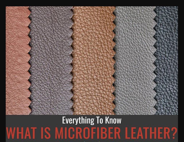 Microfiber leather material