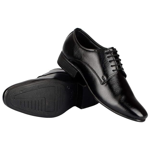 Square toe leather shoes - bata